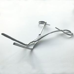 Затискач атравматичний за Бейнбрідж, вертикально-зігнуті, 150 мм RAJ IMPEX 12-074